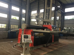 CNC Hydraulic 4-Roll Plate Bending Rolling Machine