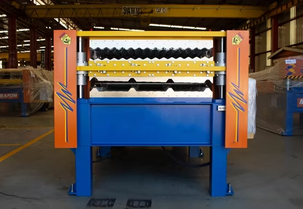 Double Layer IBR Trapezoidal & Corrugated Roofing Roll Forming Machine