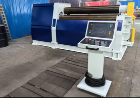 CNC Hydraulic 4-Roll Plate Bending Rolling Machine
