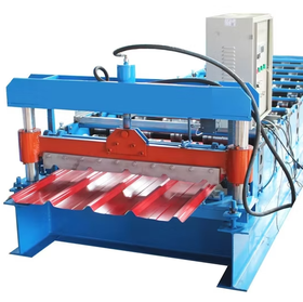 IBR Trapezoid 840 Metal Roofing Panel Roll Forming Machine