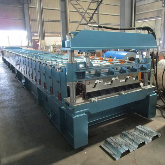 High-Speed Steel Floor Deck Panel Roll Forming Machine