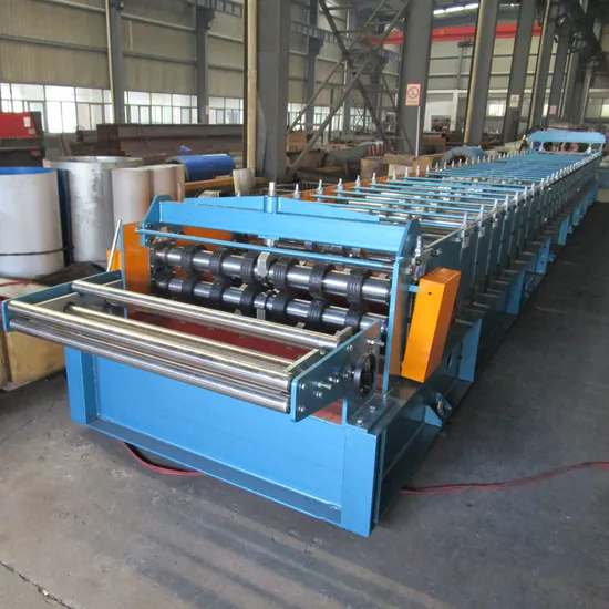 High-Speed Steel Floor Deck Panel Roll Forming Machine